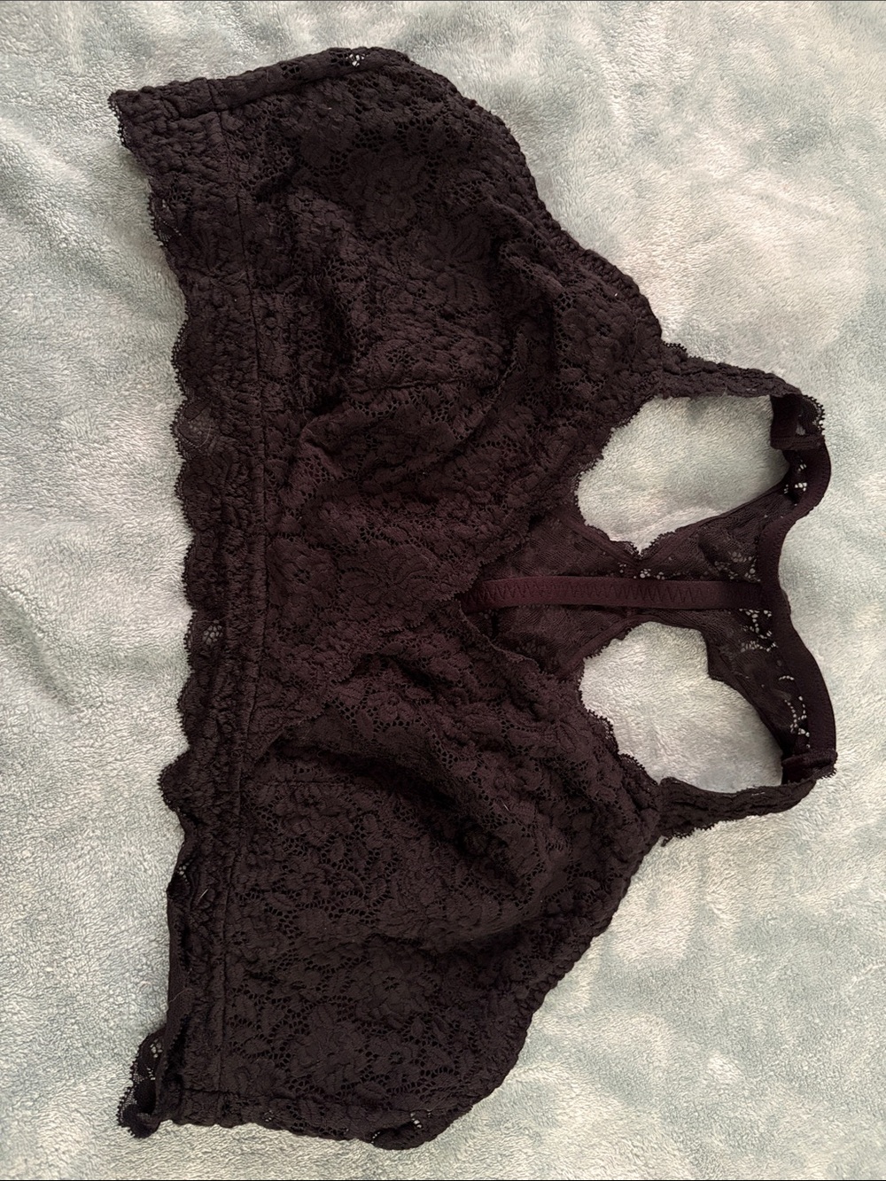 Auden Nursing Lace Bralette Racerback - Black